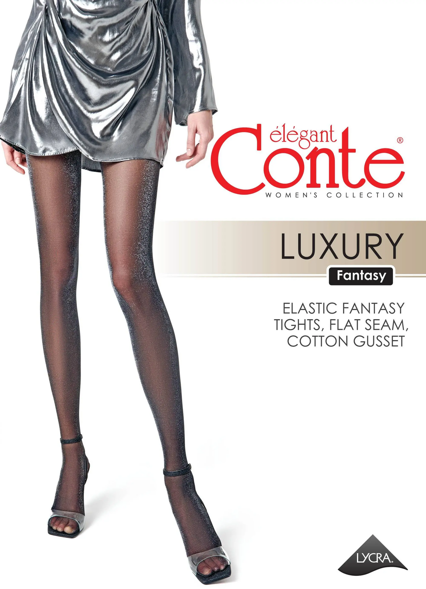 Conte Luxury 30 Den - Fantasy Women's Tights with a Shiny Lurex (22С-138СП)