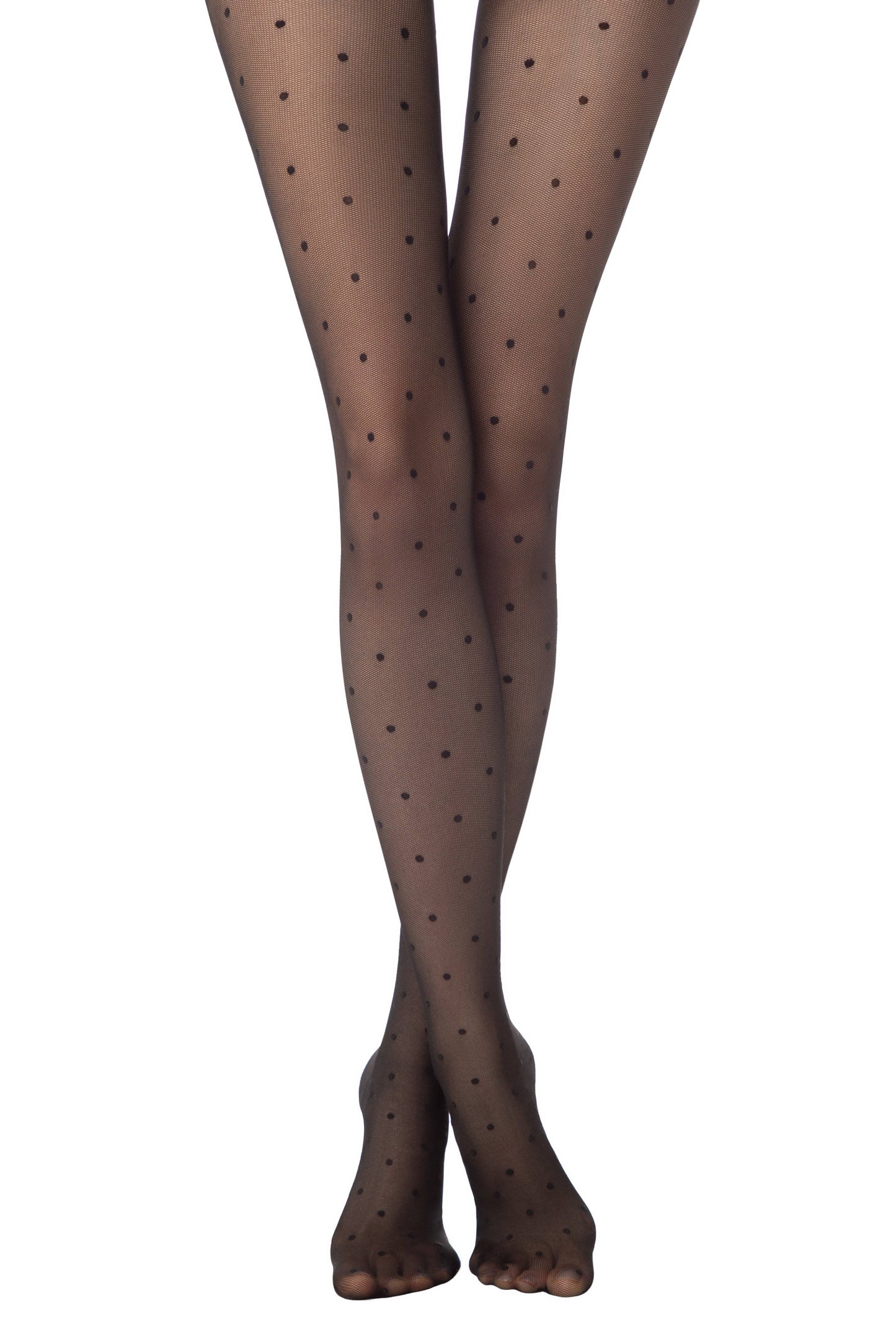 Conte Pois Tulle 30 Den - Fantasy Women's Tights with a dots pattern & tulle effect (22С-47СП)