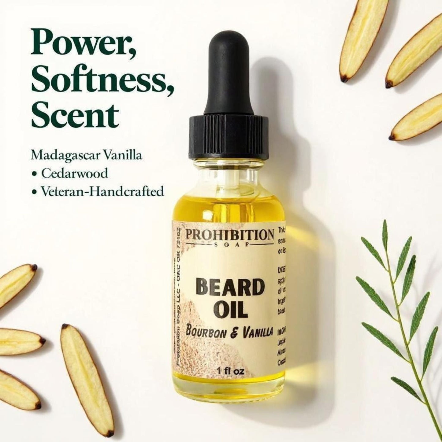 Bourbon & Vanilla Beard Oil