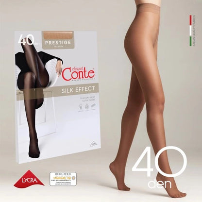 Conte Prestige 40 Den - Classic Sheer to Waist T-top Women's Tights (8S-45SP)