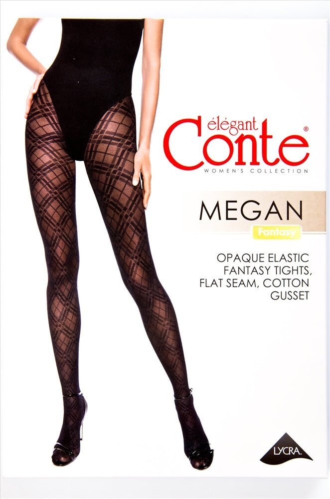 Conte Megan 40 Den - Fantasy Women's Tights with а geometric pattern (19С-242СП)