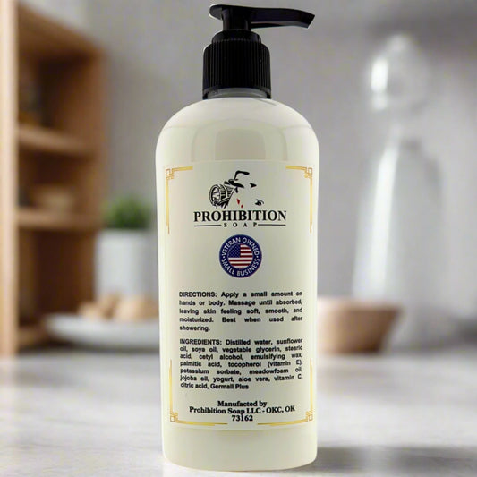 All Natural Fragrance Free Lotion