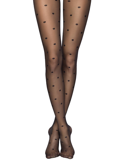 Conte (Poland) Desire 20 Den - Fantasy Women's Tights with Medium Polka Dots (18S-107/1SP)