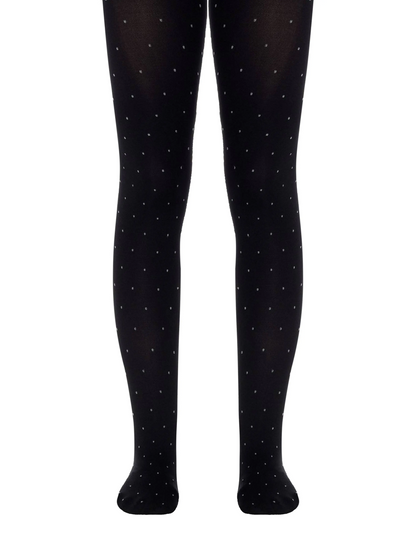 Conte Nadin 50 Den - Fantasy Dense Tights for Girls with a "small silver dots" - 10yr. 12yr. 14yr, 16yr. (14С-108СП)