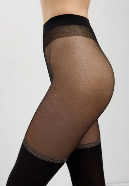 Conte Impressive 50 Den - Fantasy Opaque Women's Tights with Imitation Golfs (19S-238SP)