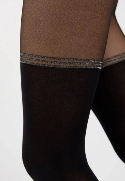 Conte Impressive 50 Den - Fantasy Opaque Women's Tights with Imitation Golfs (19S-238SP)