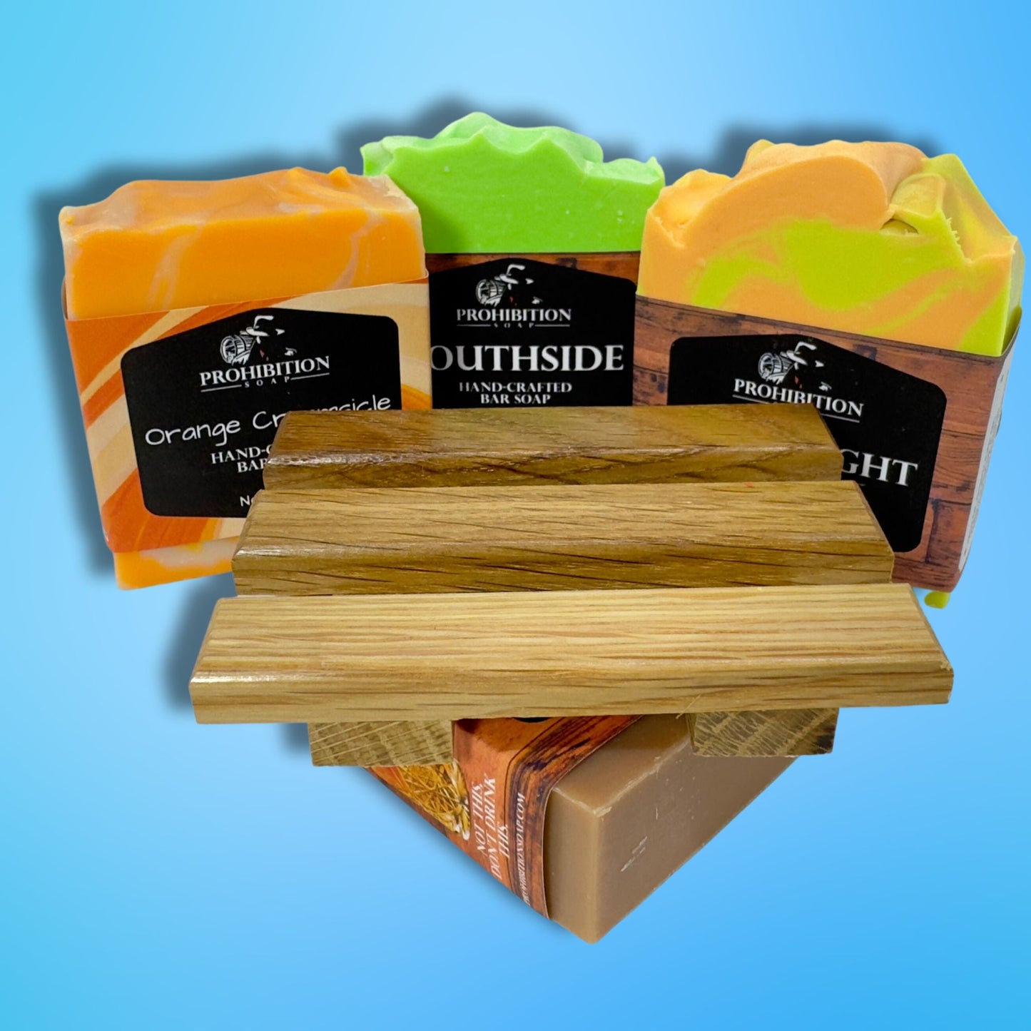 Reclaimed White Oak Wood Finished Soap Dish