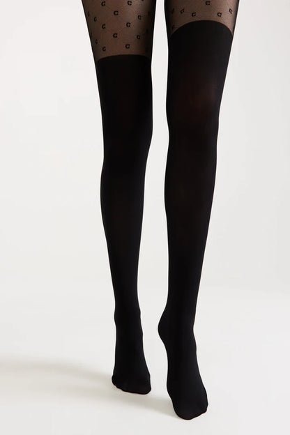 Conte Couture 30/50 Den - Fantasy Opaque Women's Tights with Imitation Golfs (23S-143SP)
