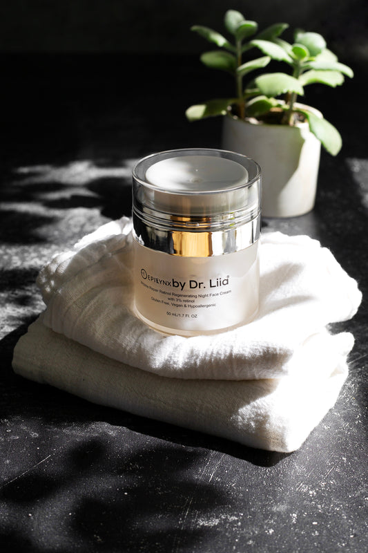 Wrinkle Repair Retinol Night Cream – Vegan, Gluten-Free, Regenerating Anti-Aging Moisturizer