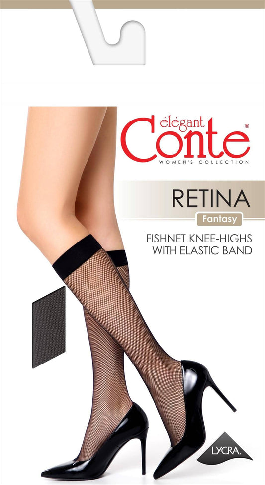 Conte Retina - Fantasy Fishnet Knee-Highs for Women (23S-45SP)