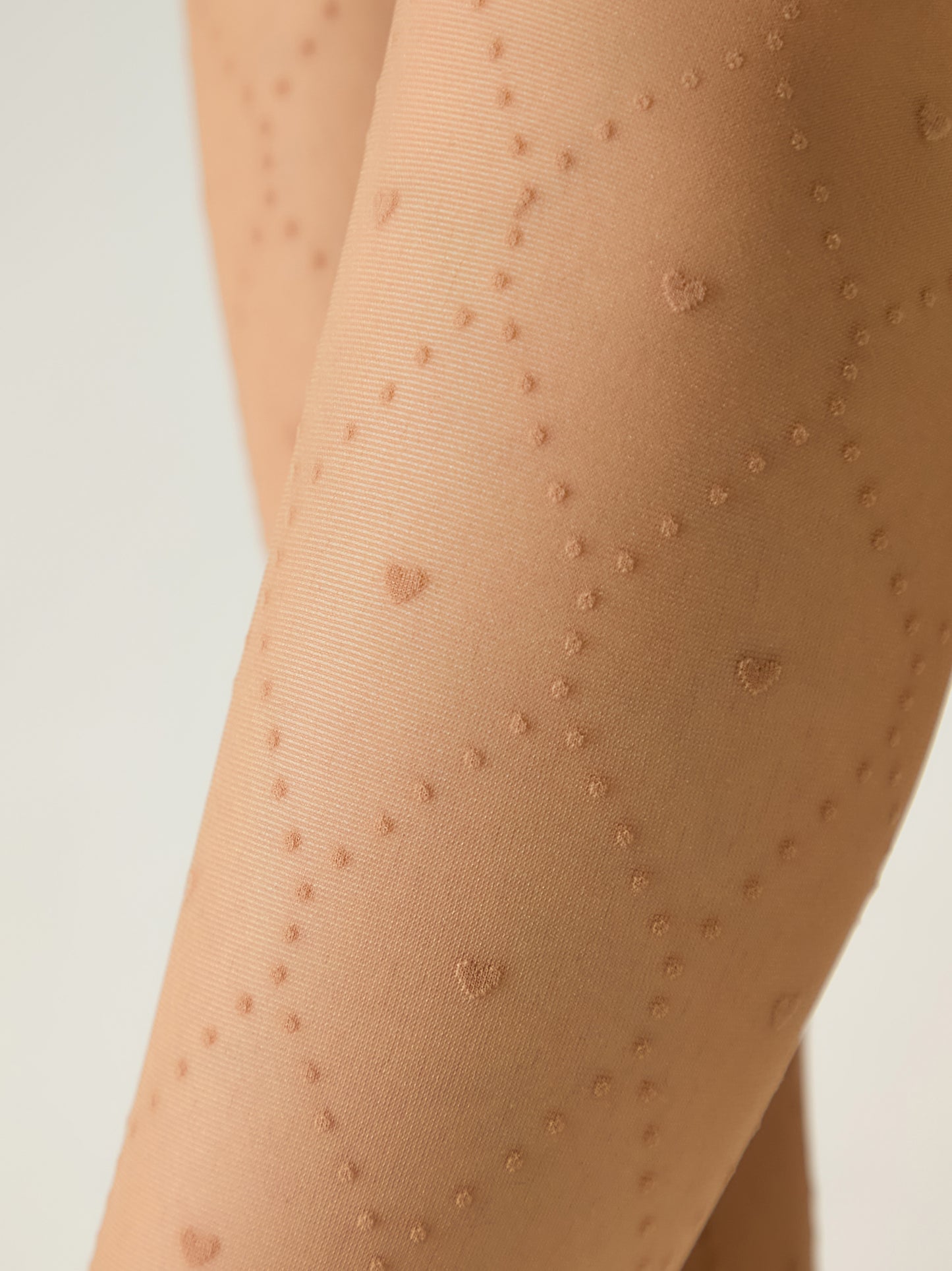 Conte Angelica 20 Den - Fantasy Tights for Girls with Rhombuses in Dots & Hearts - 4yr. 6yr. 8yr. 10yr. 12yr. (24S-165SP)