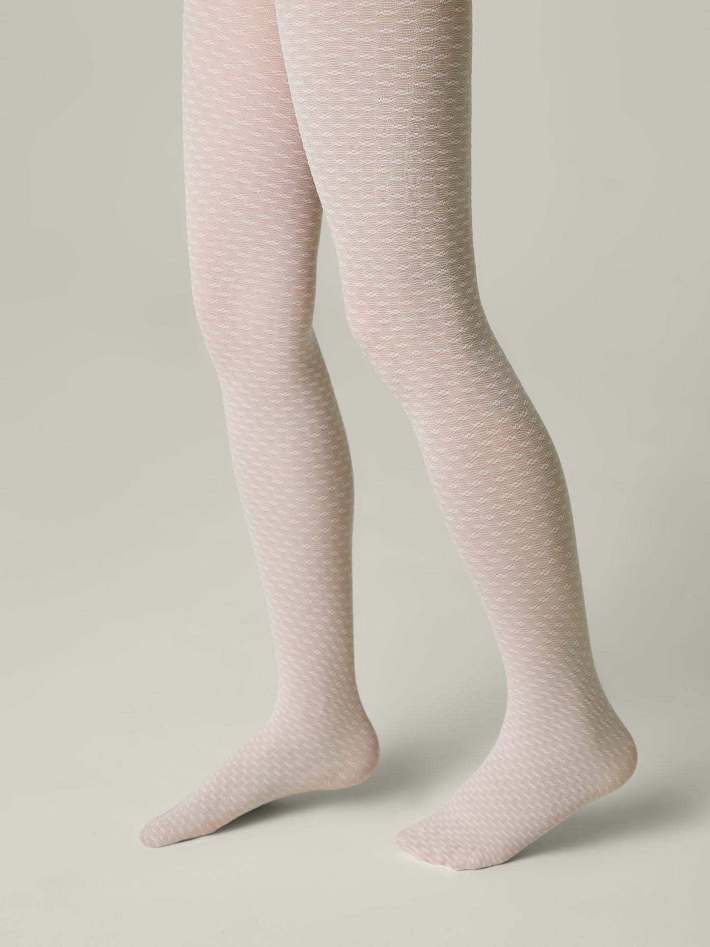 Conte Julia 30 Den - Fantasy Tights for Girls with Lace Geometric Pattern - 4yr. 6yr. 8yr. 10yr. 12yr. (24S-167SP)