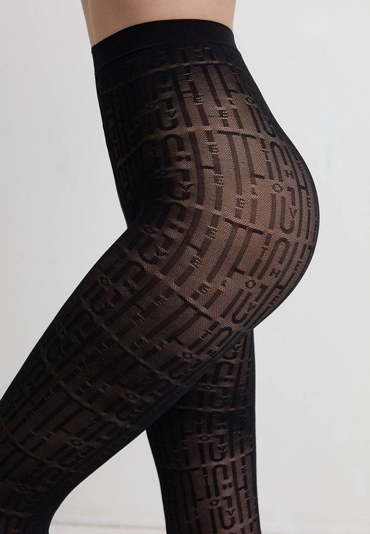 Conte Art 40 Den - Fantasy Women's Tights with a letter pattern (21S-95SP)