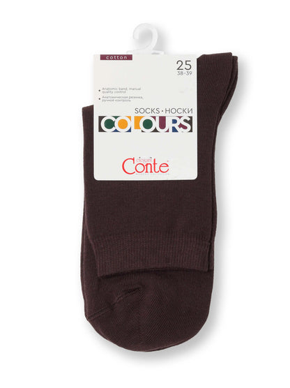 Conte Colours #7S-22/1SPA - 1 pair Classic Cotton Women's Socks