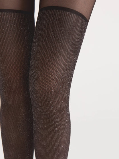 Conte Lurex Net 40 Den - Fantasy Women's Tights Striking Glitter Mesh Stocking Imitation (24S-78SP)