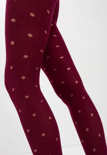 Conte Enjoy 50 Den - Fantasy Opaque Women's Tights with Sheer Polka Dots (19S-241SP)