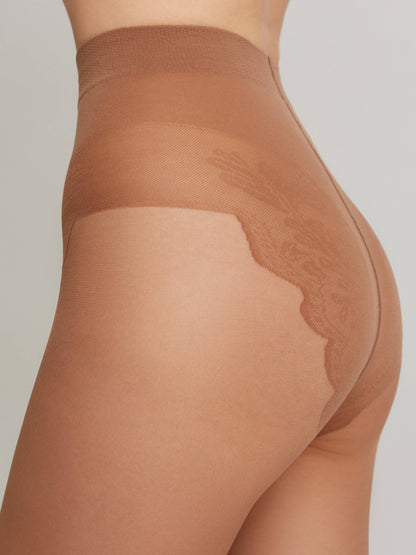 Conte Bikini Soft 20 Den - Classic Women's Tights with Laced Panties (8S-34SP)