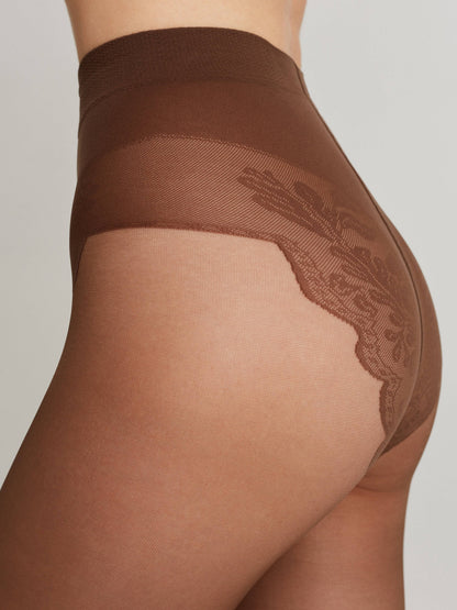 Conte Bikini Soft 20 Den - Classic Women's Tights with Laced Panties (8S-34SP)