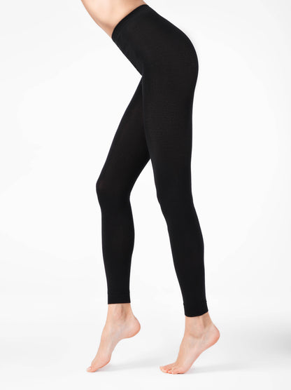 Conte Cotton 250 Den - Warm Opaque 70% Cotton Women's Leggings (7S-39SP)