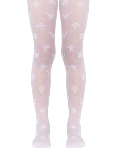 Conte Lucia 20 Den - Fantasy Thin Tights for Girls with a "flowers & polka dots" - 4yr. 6yr. 8yr. 10yr. (16С-47СП)