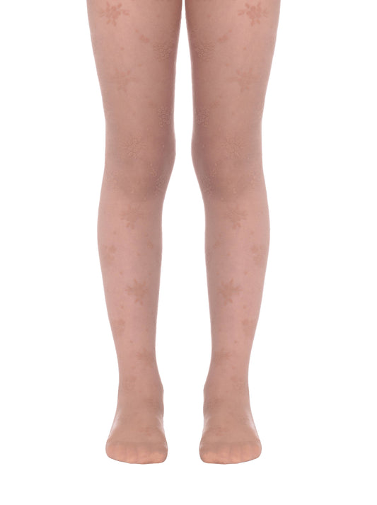 Conte Lucia 20 Den - Fantasy Thin Tights for Girls with a "flowers & polka dots" - 4yr. 6yr. 8yr. 10yr. (16С-47СП)