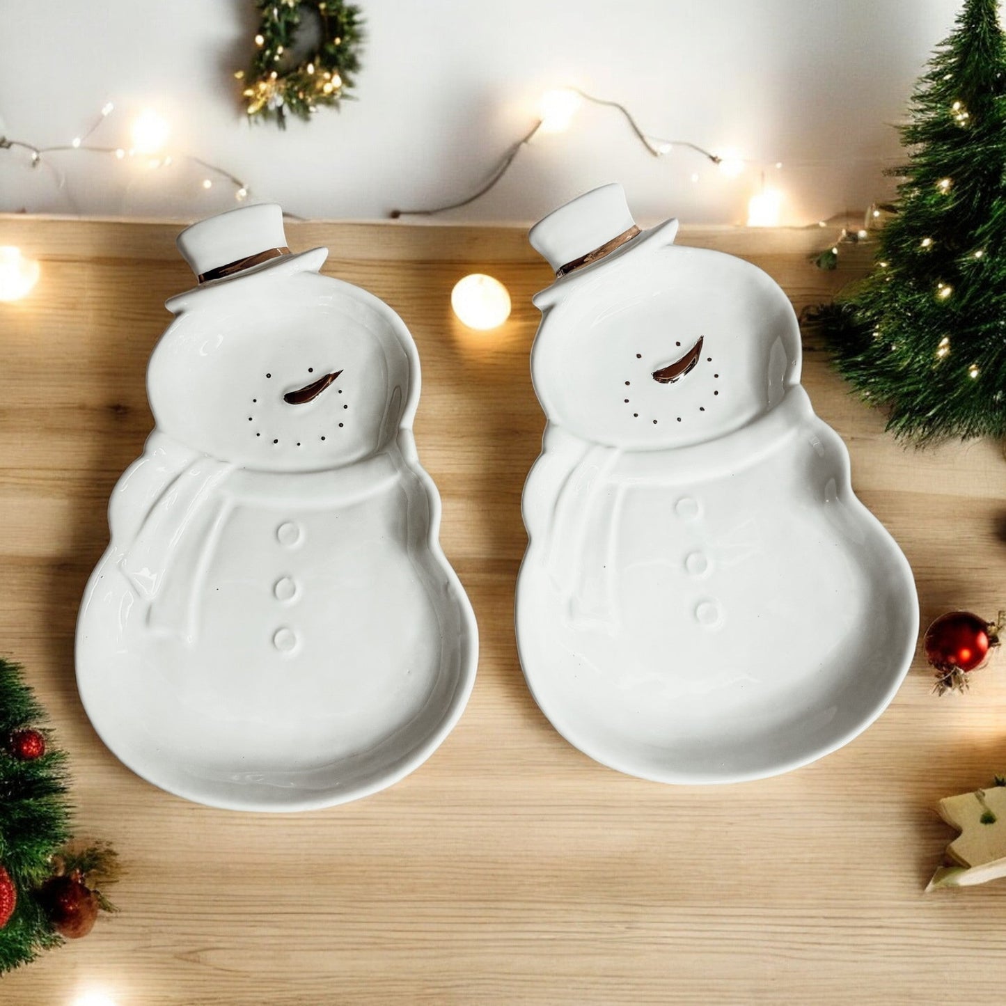 Snowman Dish