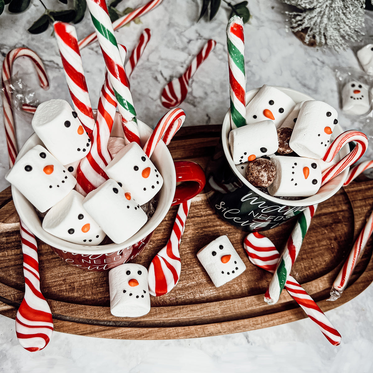 Snowman Marshmallows 24