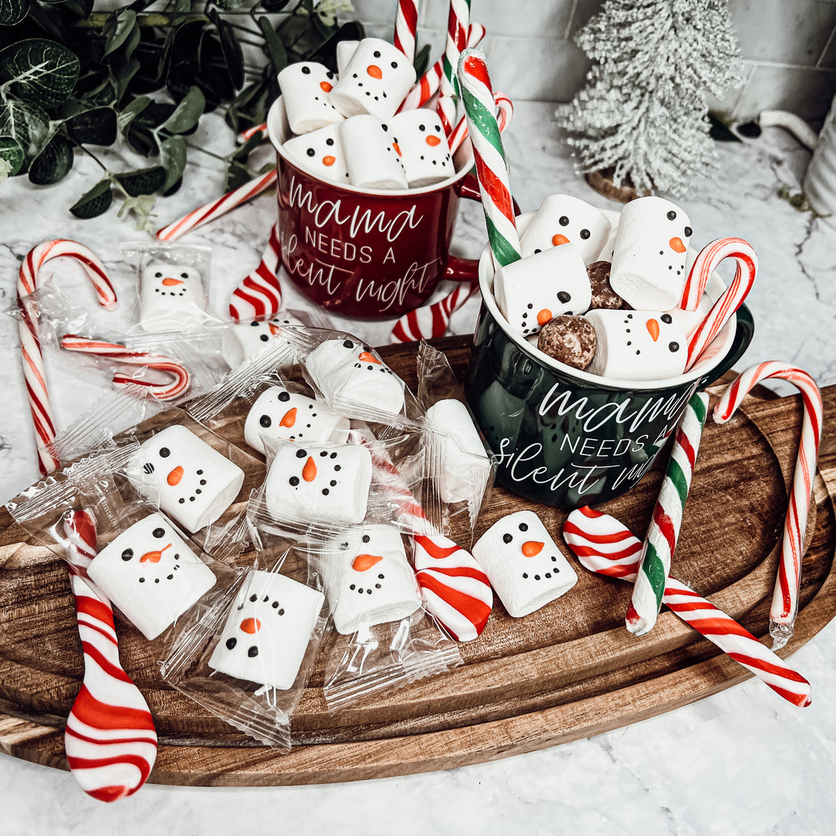 Snowman Marshmallows 24