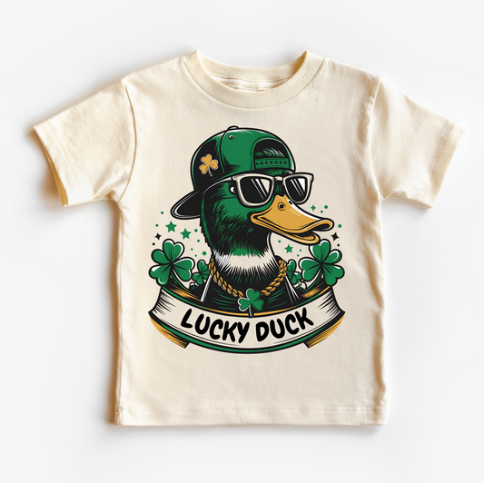 Lucky Duck St. Patrick's Day Shirt - St. Patrick's Day Kids & Adult Tee