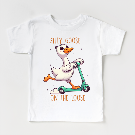 Silly Goose On The Loose Shirt - Funny Kids Tee