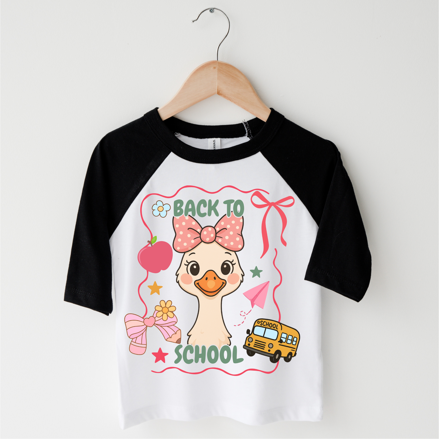 Girls Goose Back To School Shirt - Cute Back To School Tee