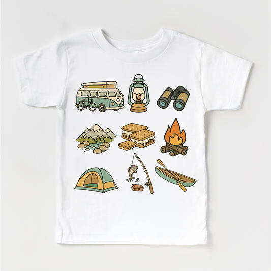 Happy Camper Camping Shirt - Camp Tee