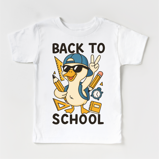Boys Back To School Goose Shirt - Cute Back To School Tee