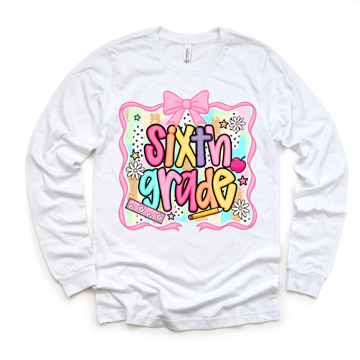 Girls 6th Grade School Shirt - Back To School Tee