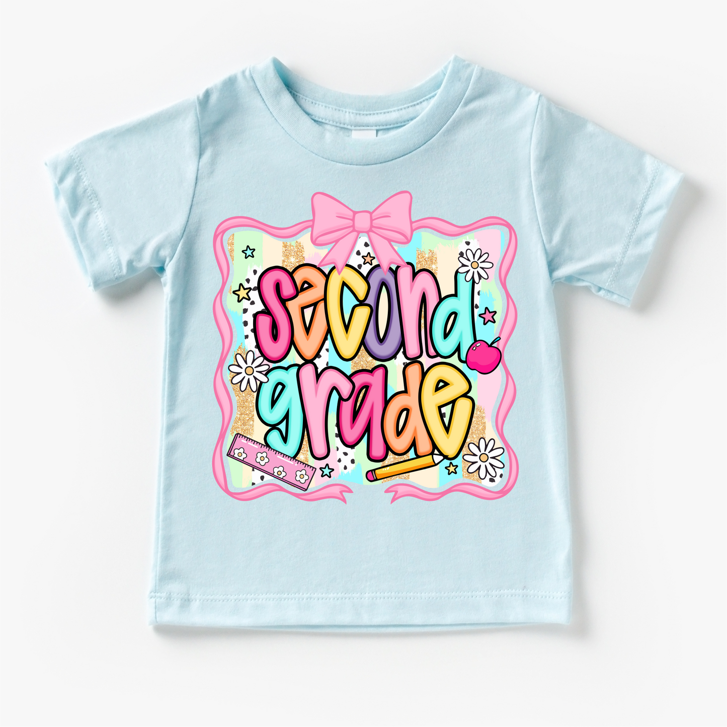 Girls 2nd Grade School Shirt - Back To School Tee