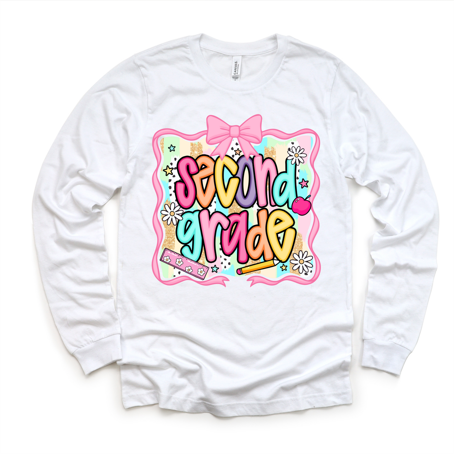 Girls 2nd Grade School Shirt - Back To School Tee