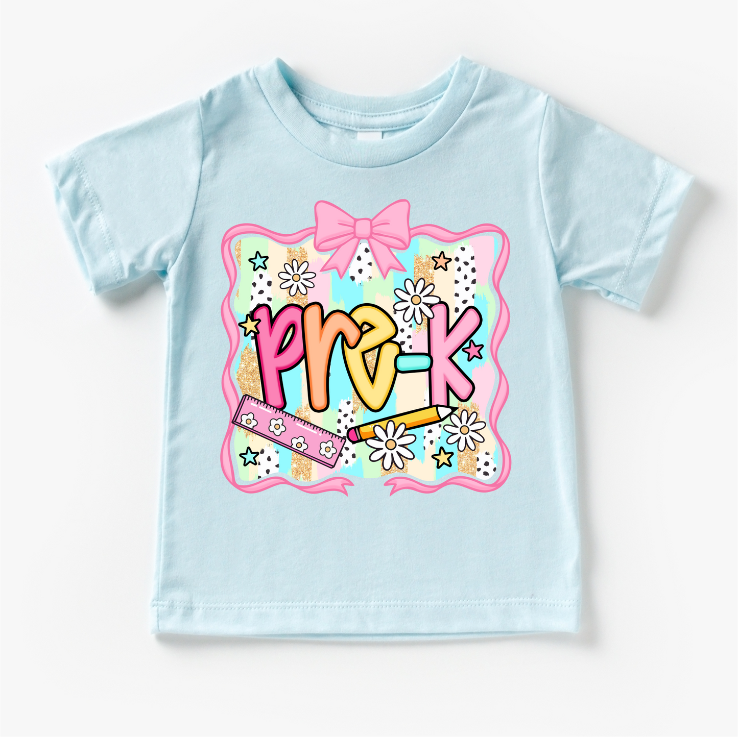Girls Pre-K School Shirt - Back To School Tee