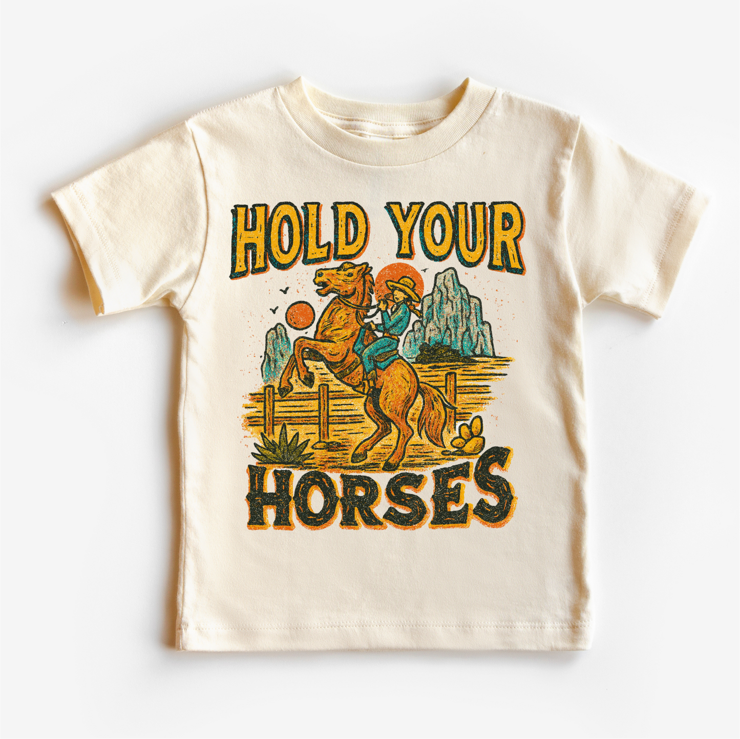 Hold Your Horses Country Western Shirt - Western Tee - MU96