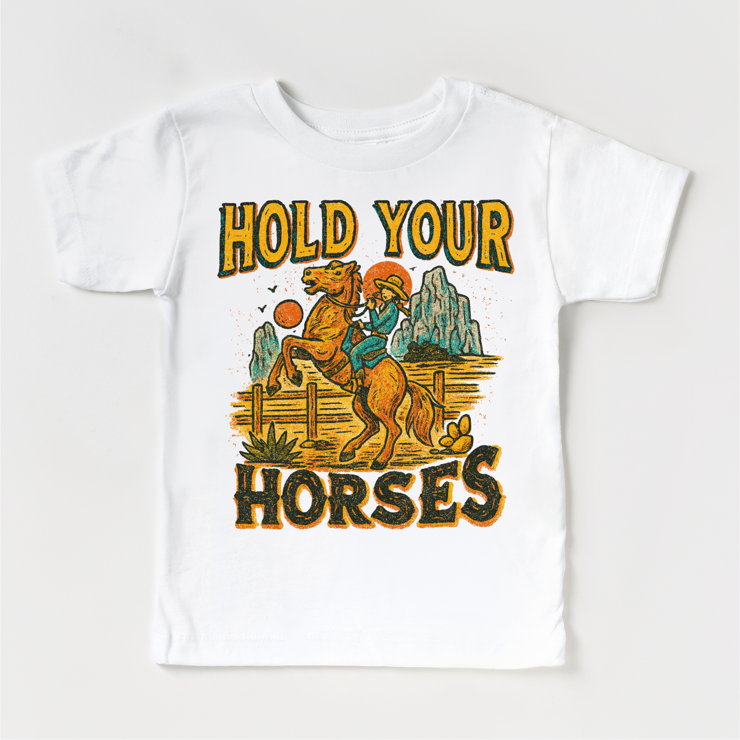 Hold Your Horses Country Western Shirt - Western Tee - MU96
