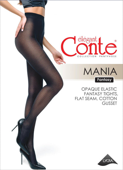 Conte Mania 30 Den - Fantasy Women's Tights with an openwork pattern (19С-11СП)