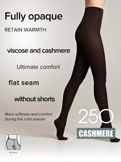Conte Cashmere 250 Den - 7% Cashmere Warm Thin Soft Women's Tights (14S-122SP)