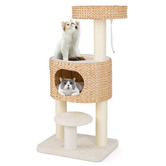 Modern Cattail Fluff Cat Tower
