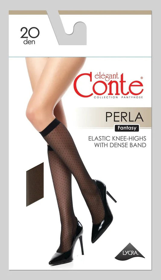 Conte Perla 20 Den - Fantasy Knee-Highs for Women (21C-149SP)
