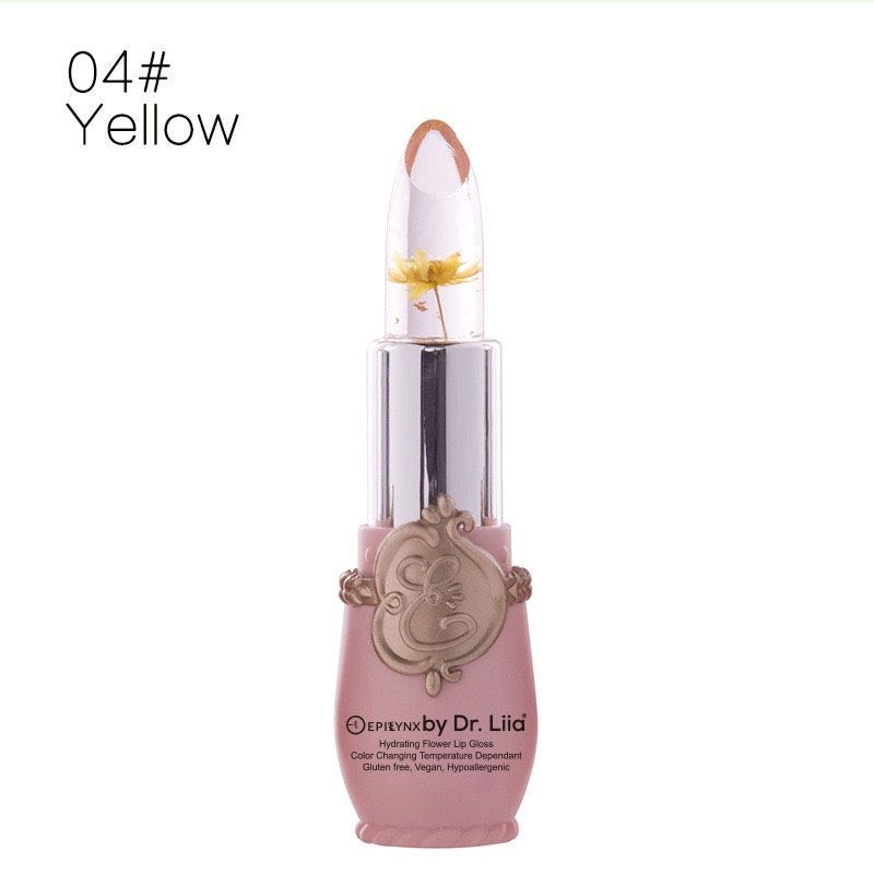 Color-Changing Flower Lip Gloss – Vegan, Gluten-Free, Hydrating Lip Balm