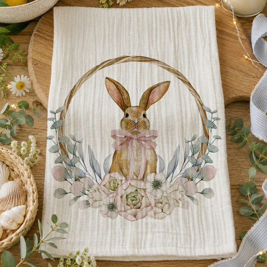 Rustic Bunny Towel