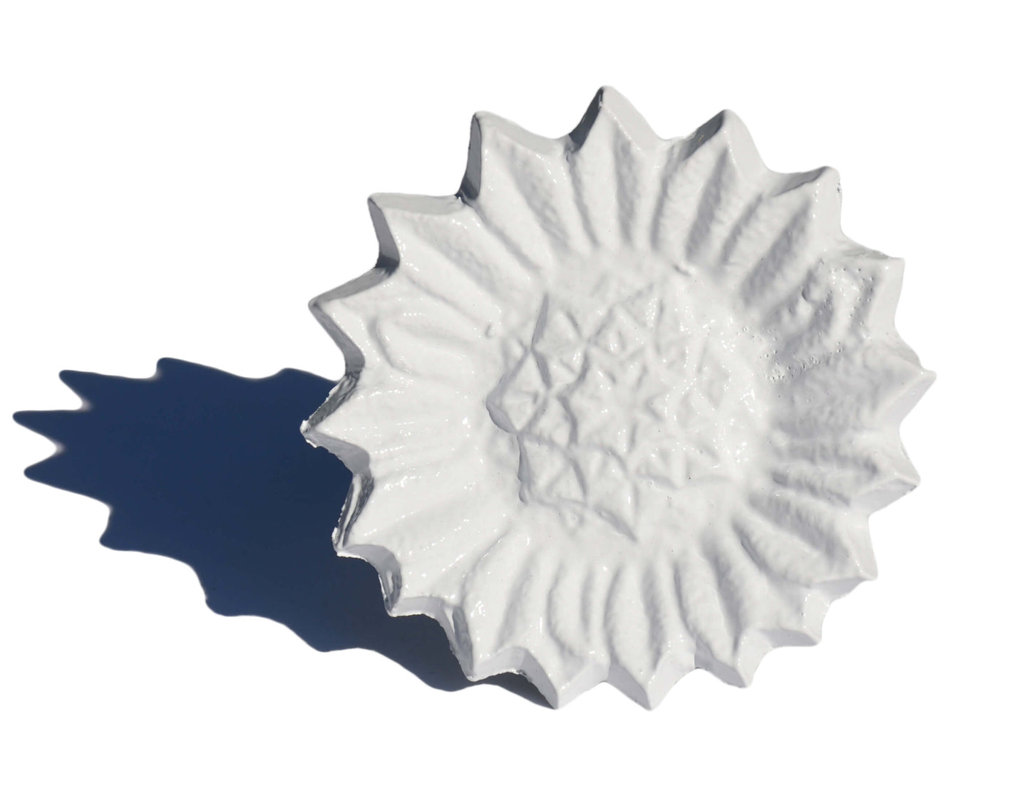 Vibhsa Sunflower White Napkin Rings Set of 4