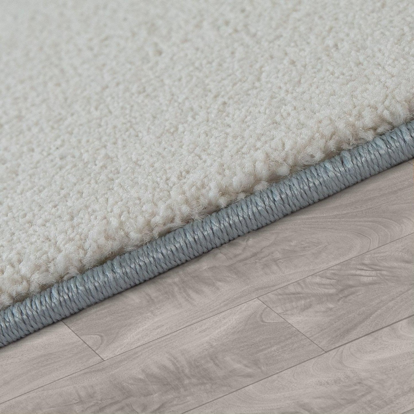 Nursery Rug for Kids Colorful Pastel Stars in Cream