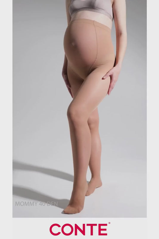 Conte Mommy 40 Den - Класичні щільні колготки для вагітних (20С-103СП)