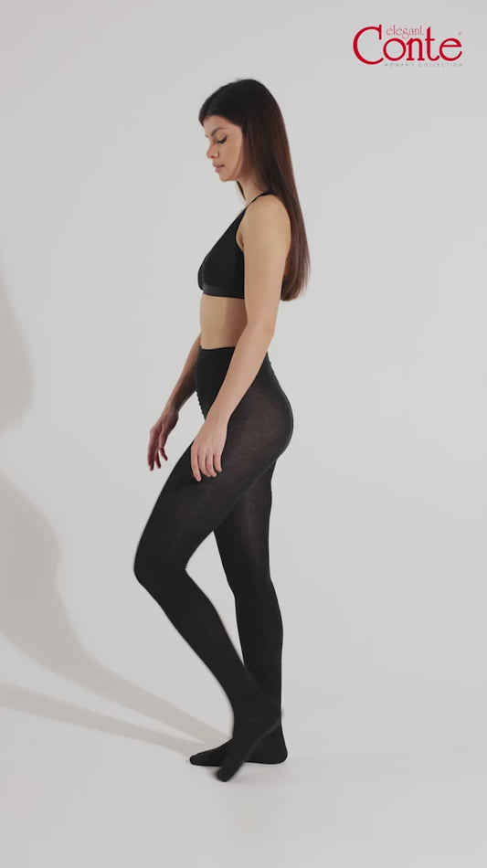 Conte Cashmere 250 Den - Warm Thin Soft Women's Tights with 7% cashmere (14С-122СП)