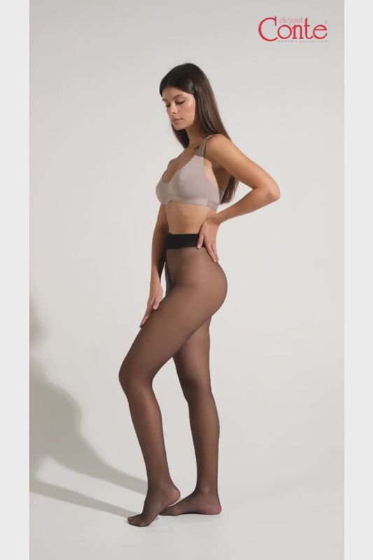 Conte (Poland) Prestige 20 Den - Classic Sheer to Waist T-top Women's Tights (8S-43SP)